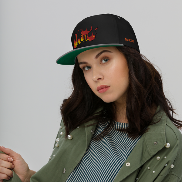 burn BABY burn SNAPBACK