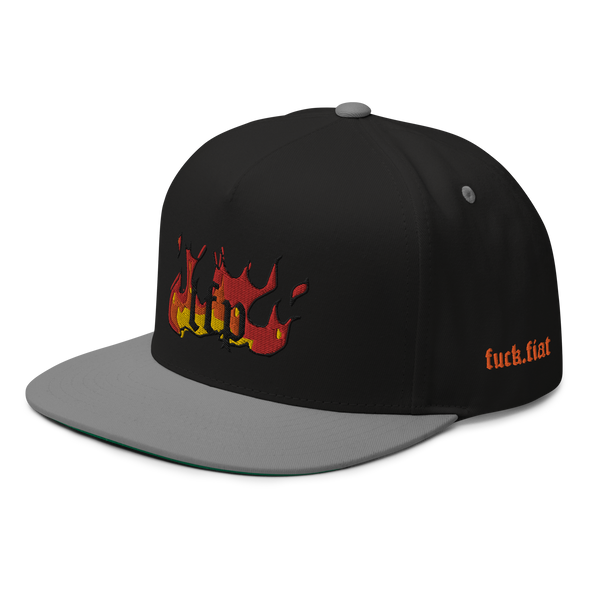 burn BABY burn SNAPBACK