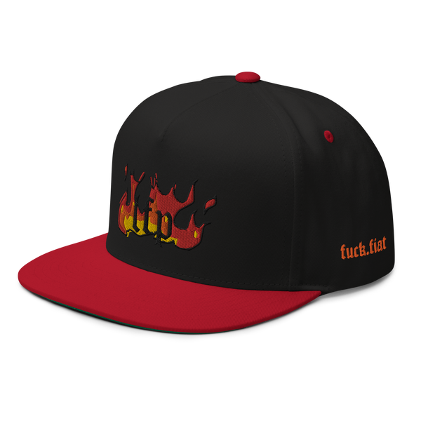 burn BABY burn SNAPBACK