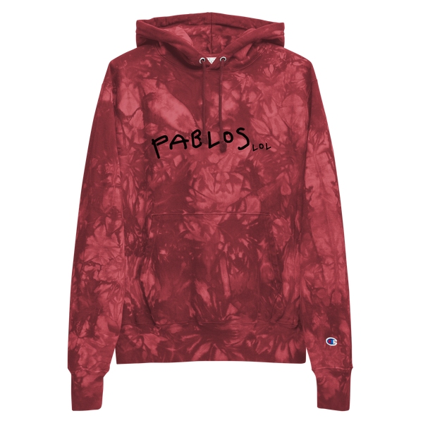 pablos.lol x Champion TIE DYE HOODIE