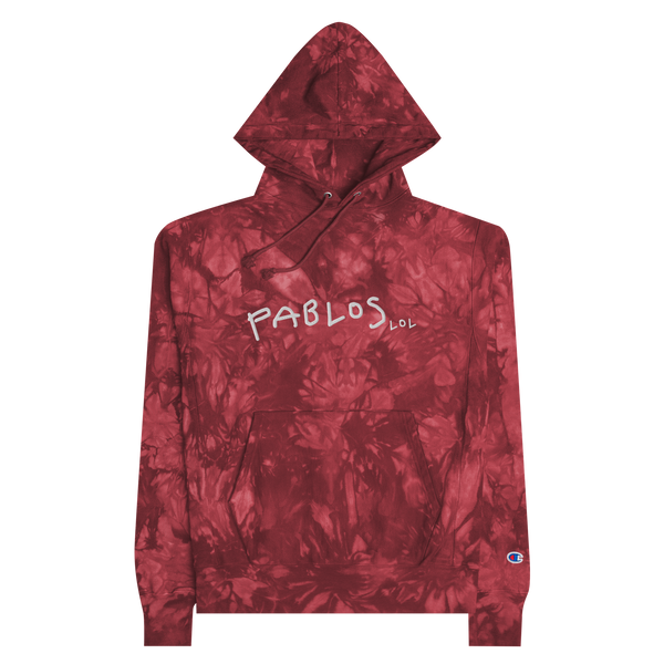 pablos.lol x Champion TIE DYE HOODIE