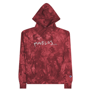 pablos.lol x Champion TIE DYE HOODIE